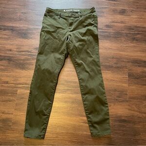 Jeans Forest Green Skinny Pants